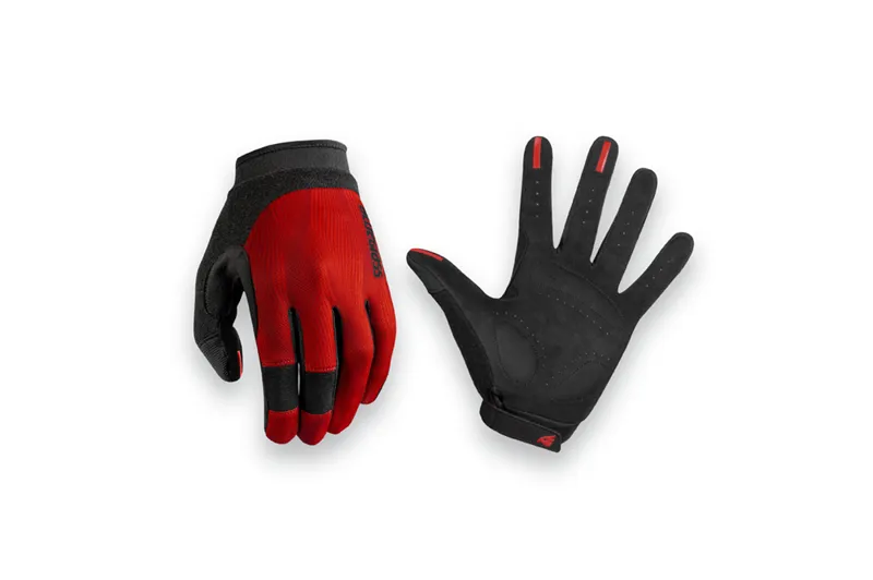 Bluegrass React Mountain Bike Gloves - Red